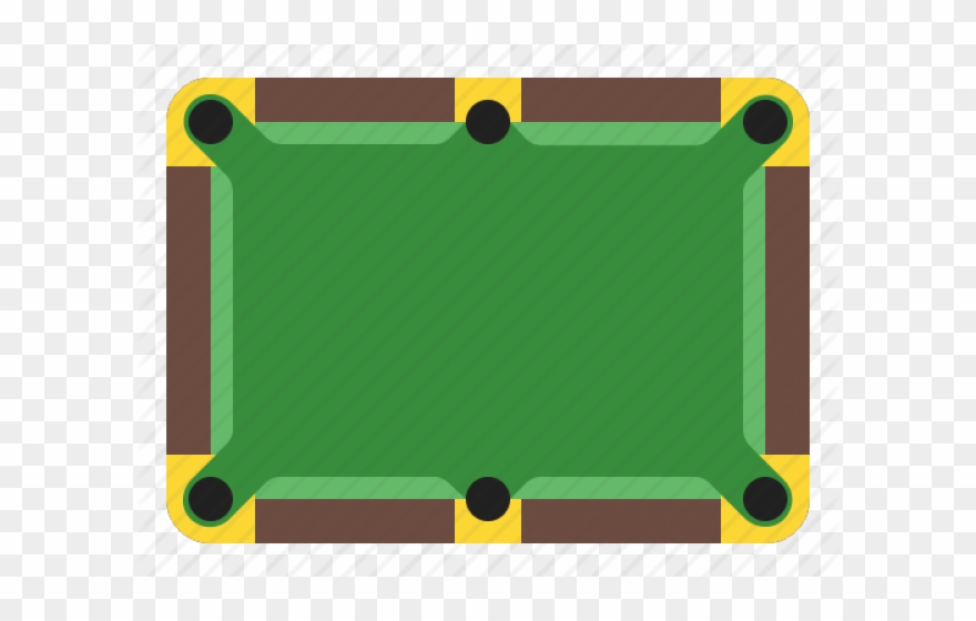 Pool Game Clipart - Billiard Table - Png Download