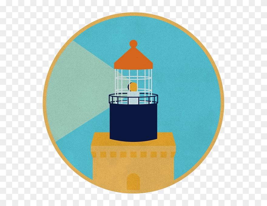 A Haunted Lighthouse Built In The 1800s - Illustration Clipart