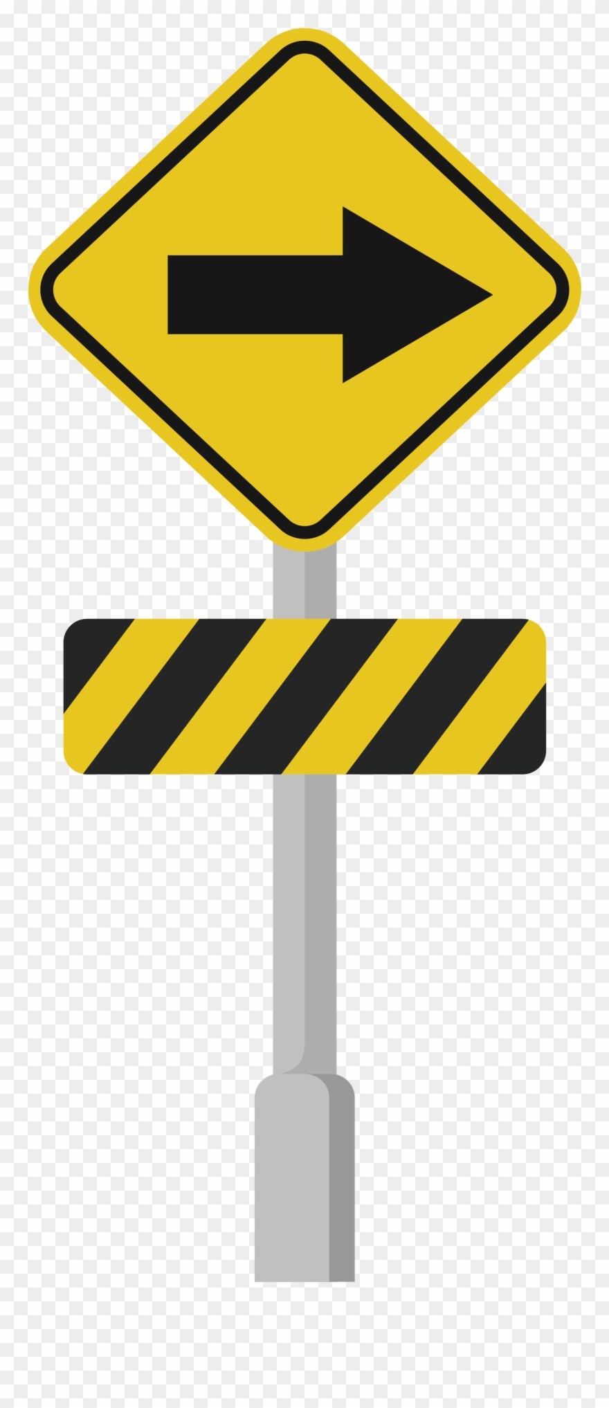 Banner Free Download Traffic Sign Download Right Transprent - Дорожный Знак Png Скачать Clipart
