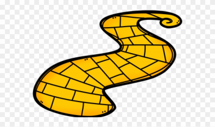 Follow The Yellow Brick Road Png Clipart