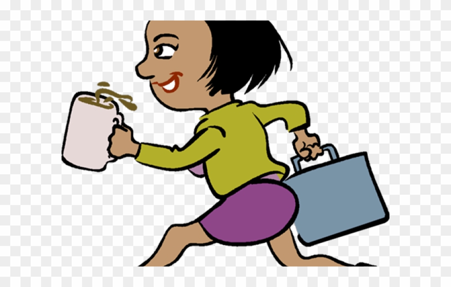 Highway Clipart Rush Hour - Go To Work Clipart - Png Download