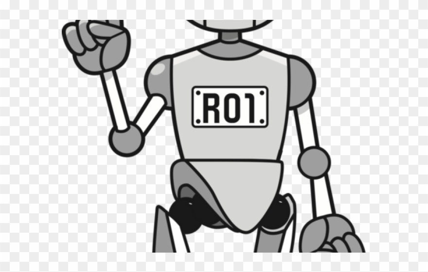 Robots Clipart Automation - Robot Drawing Clipart - Png Download