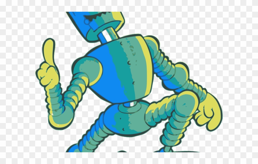 Robot Clipart Cartoon - Clip Art - Png Download