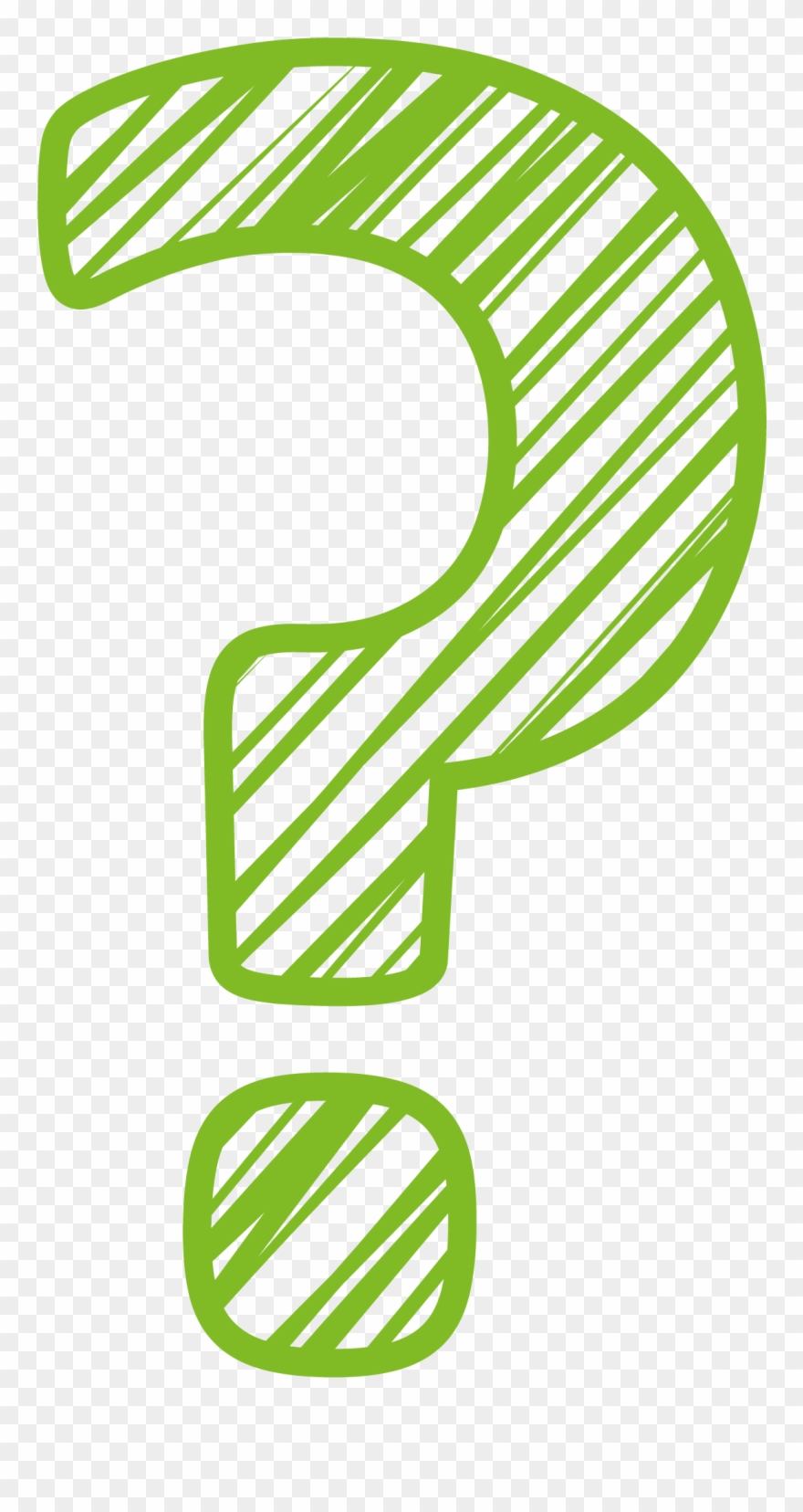 Fragezeichen - Signos De Interrogación Para Colorear Clipart