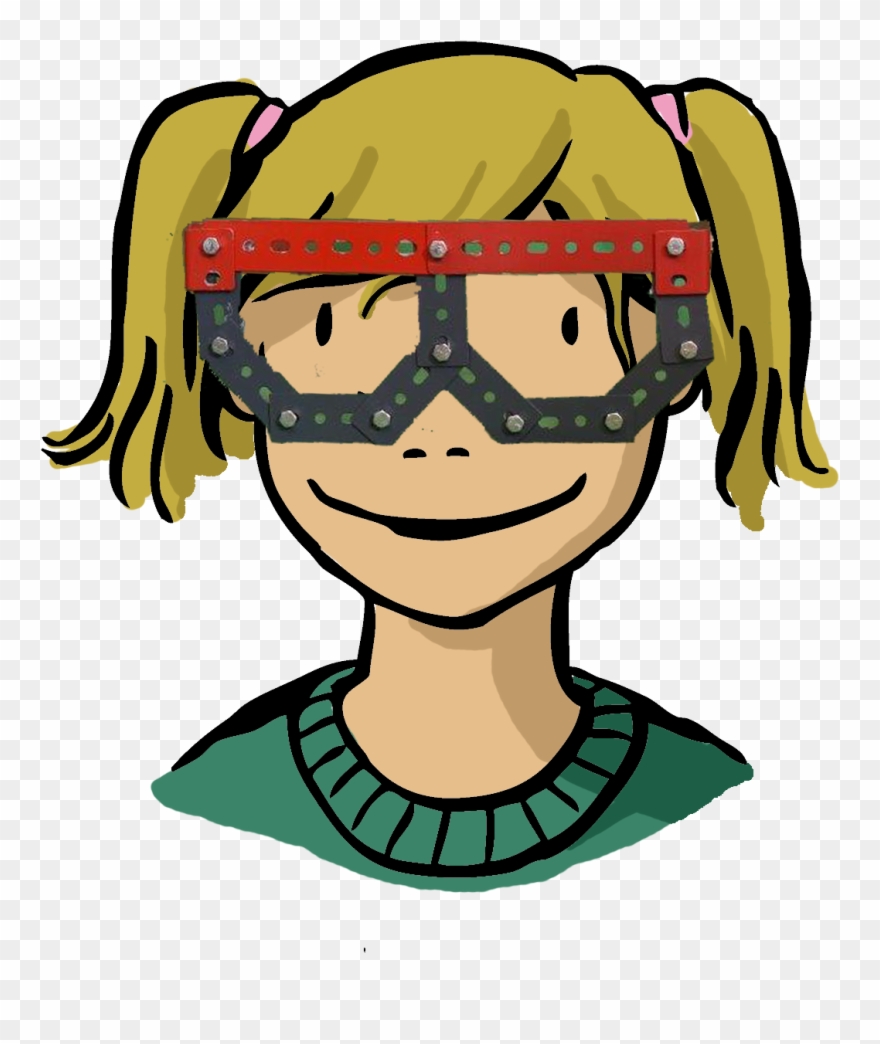 Nicht Nur Ältere Menschen Brauchen Eine Brille, Sondern - Cartoon Clipart
