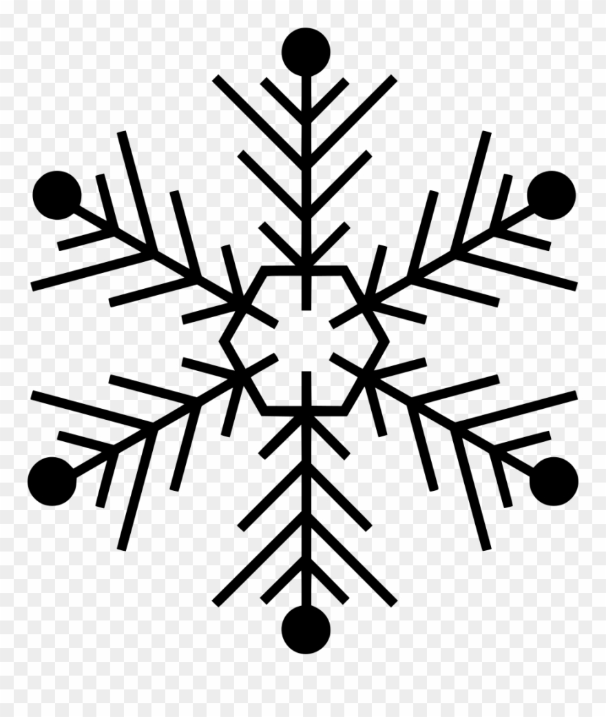 Download Png - Snowflakes Simple Design Blue Clipart