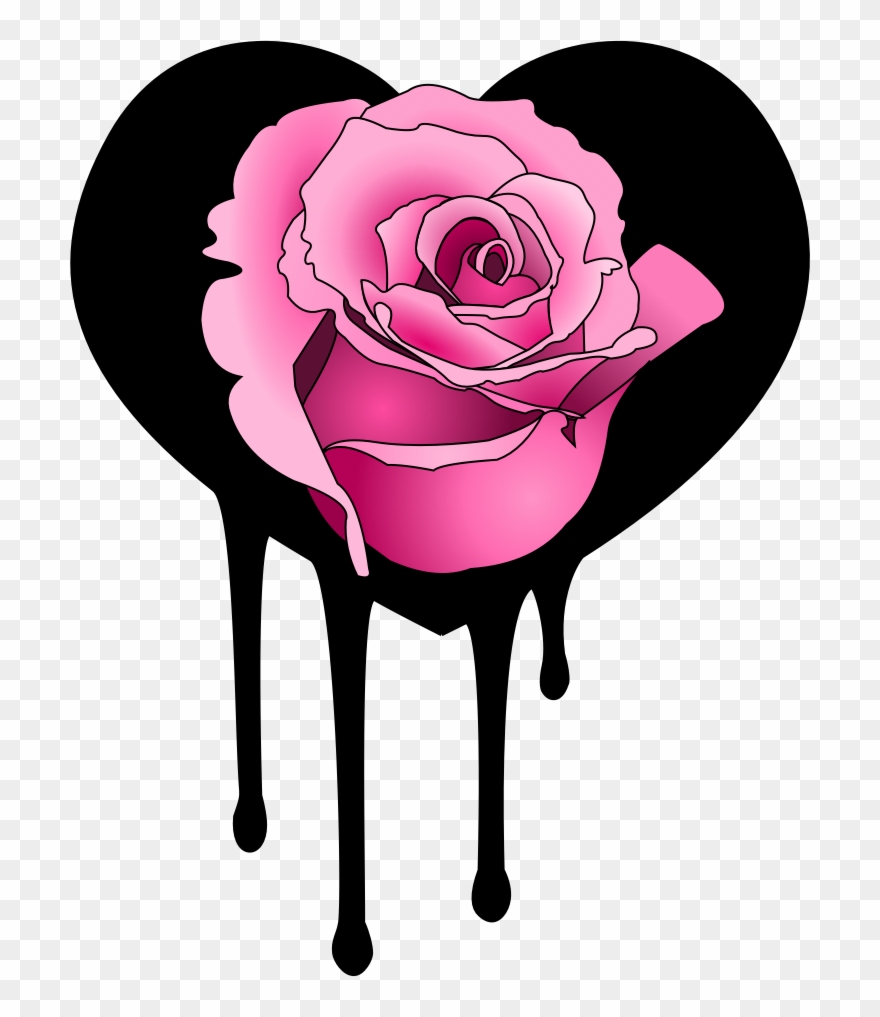 Just A Quick Note - Garden Roses Clipart