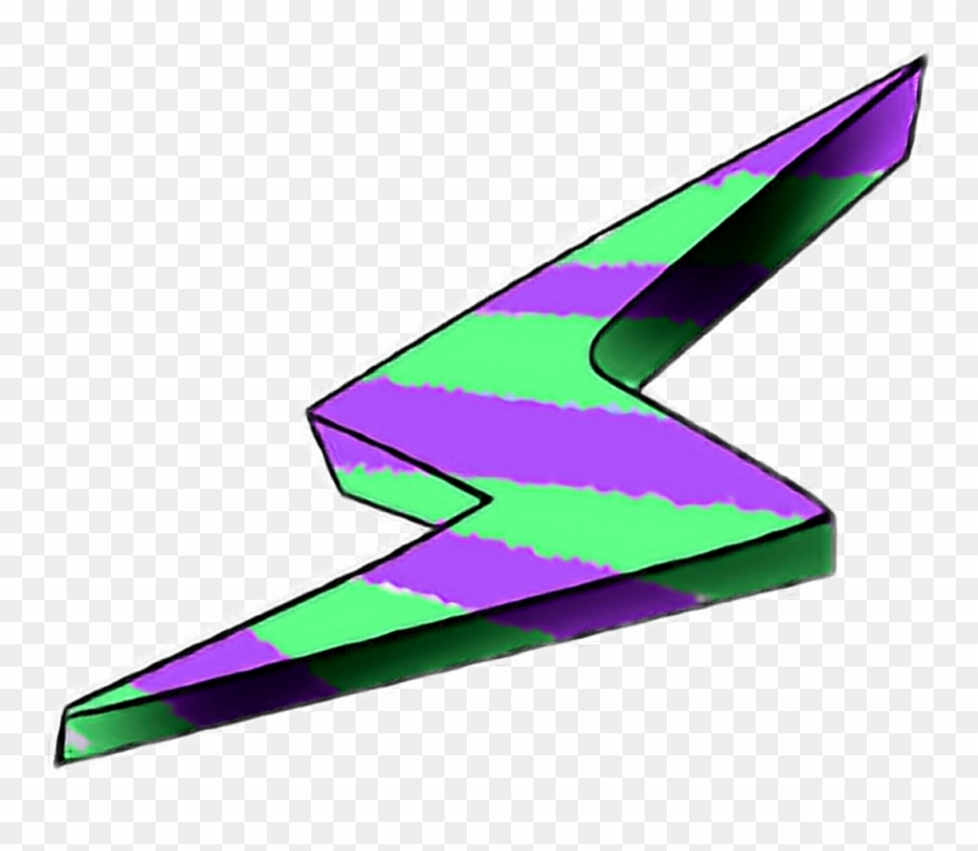 Blitz Premium Lila Grün Purple Green Freetoedit - Graphic Design Clipart