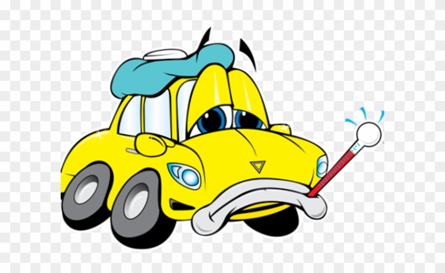 Blue Car Clipart Disney Car Group - Sick Car Png Transparent Png