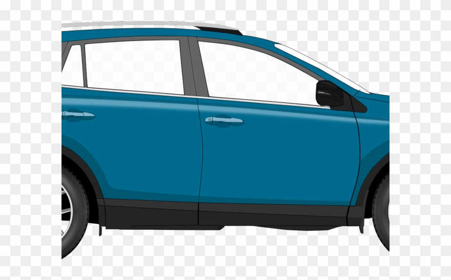 Blue Car Clipart Land Vehicle - Blue Car Png Icon Transparent Png