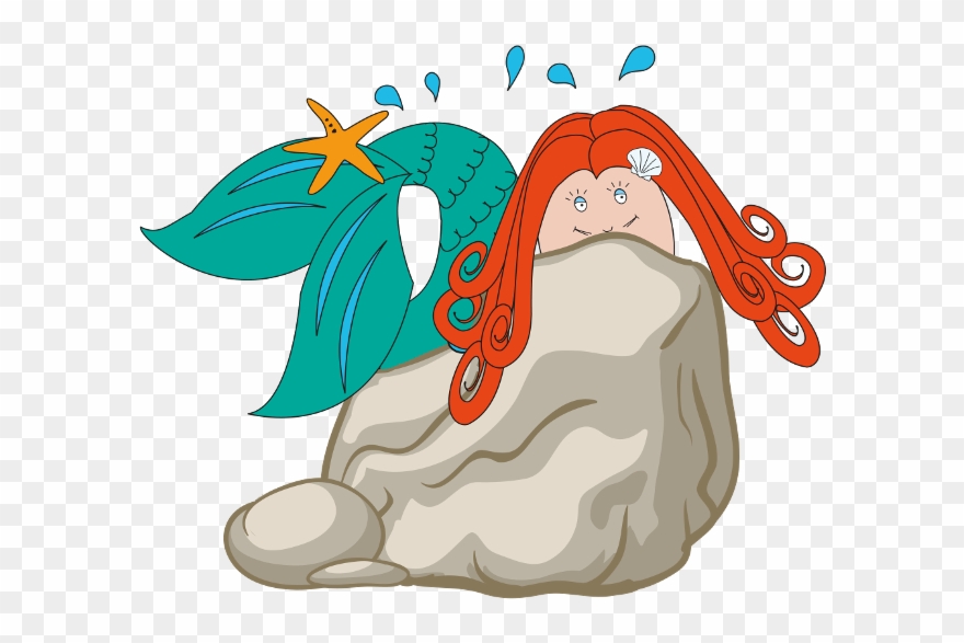 Beim Im Nordbad Meerjungfrau - Illustration Clipart