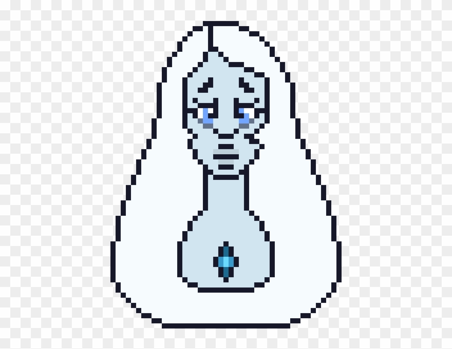Blue Diamond - Pixel Art Head Base Clipart