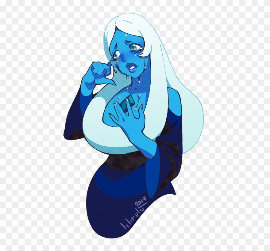 Blue Diamond - Cartoon Clipart