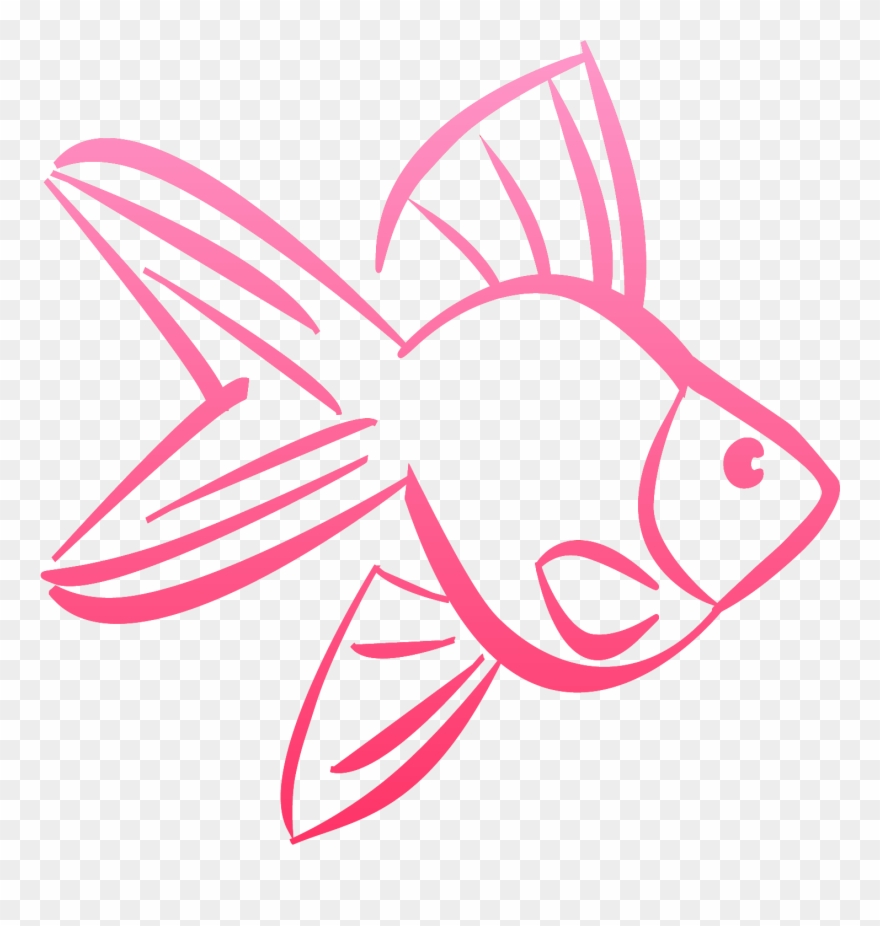 Goldfish Lady Clipart