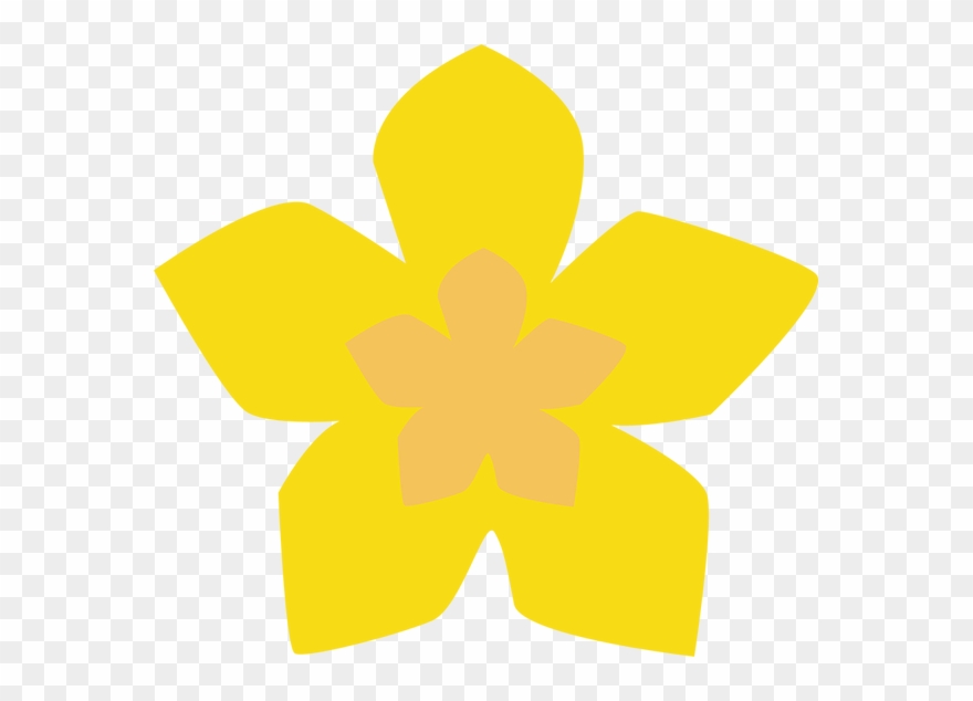 Daffodil - Cross Clipart