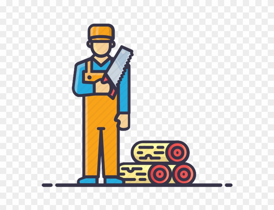 Carpenter Clipart General Industry - Cartoon - Png Download