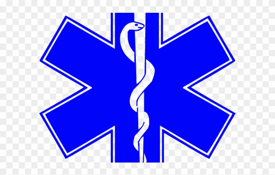 Doctor Symbol Clipart Hospital - Star Of Life Sticker - Png Download