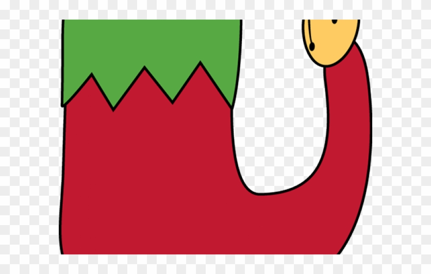 Elf Clipart File - Transparent Elf Shoes - Png Download
