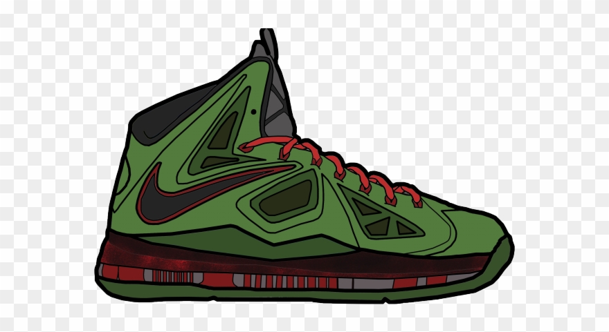 Nike Clipart Lebron Shoe - Dibujos De Zapatos Lebron - Png Download