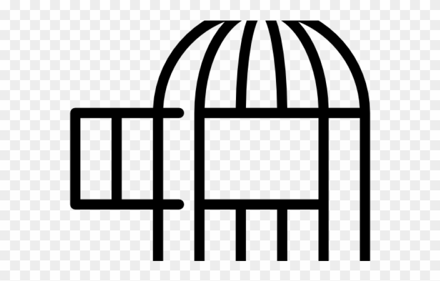 Birdcage Clipart Open Door - Png Download