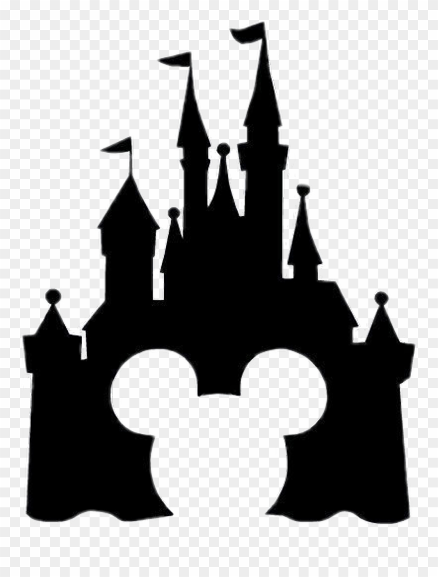 Download Download Disney Sticker - Disney Castle Silhouette Clipart ...
