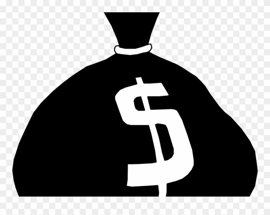 Make Money Clipart Lack Money - Money Bag Clip Art - Png Download