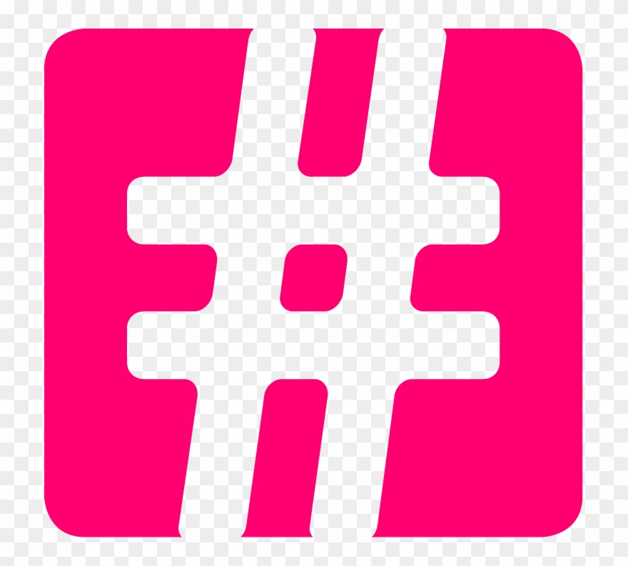 Weave Logo - Bubble Hashtag Clipart