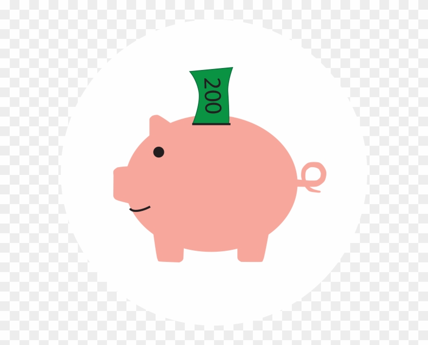 Piggy Bank Icon Clipart
