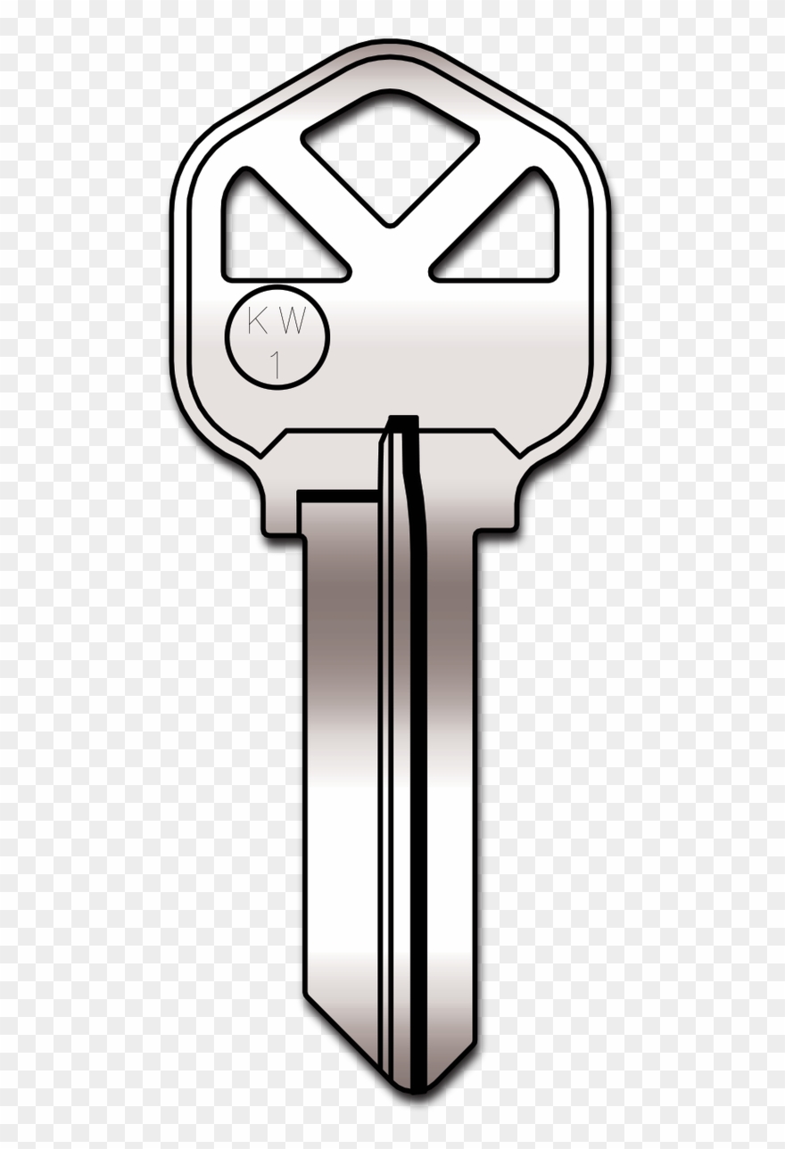 Kwikset Nickel Plated Kw1-np Clipart