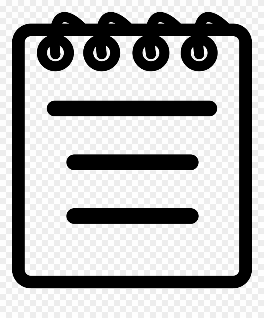 850 X 981 1 - Icono Cuaderno Clipart