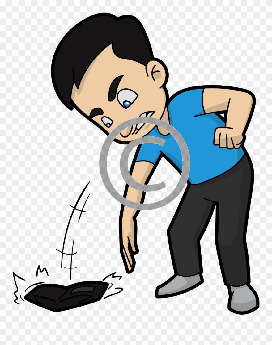Men Without Money - Angry Cartoon Man Clipart