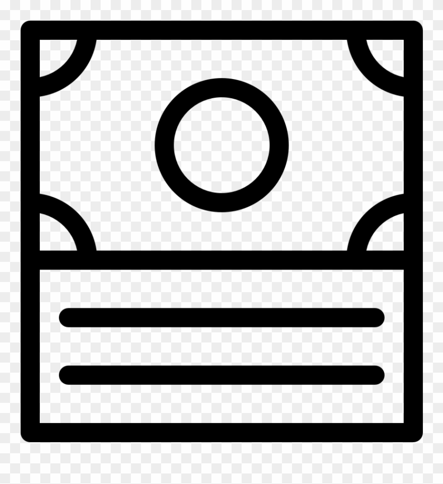 Money Note Stack Money Note Stack Money Note Stack - Cut Bill Icon Clipart