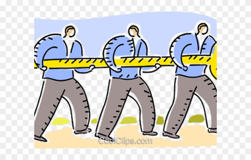 Unique Clipart Team Work - Cartoon - Png Download