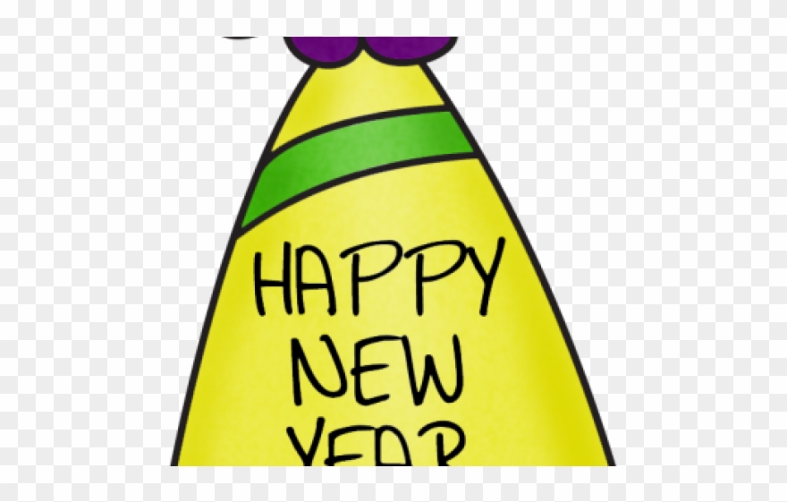 Happy New Year Clipart Party Hat - Png Download