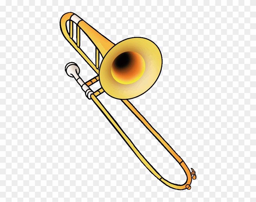 Clip Art Trombone - Png Download
