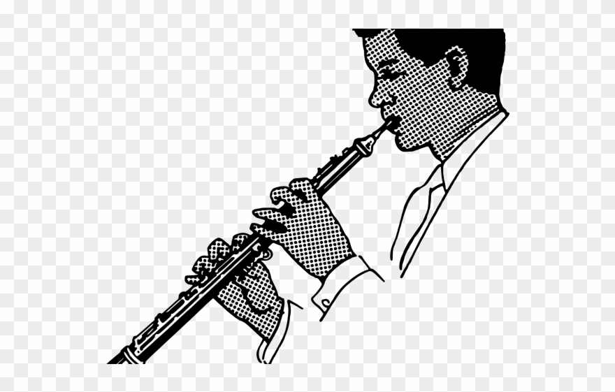 Trombone Clipart Oboe - Oboes Instrument Drawing - Png Download
