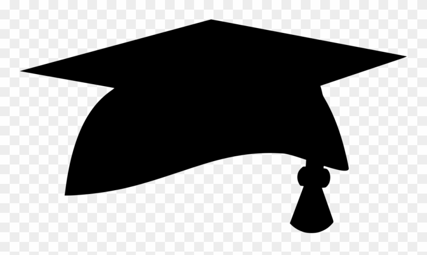 Download Png - Black Graduation Hat Png Clipart