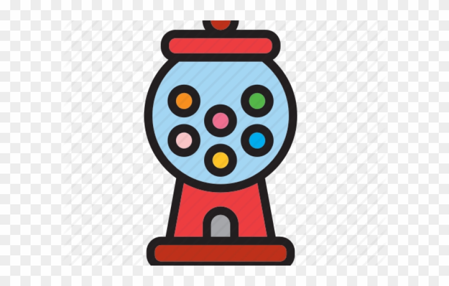 Gumball Clipart Candy Machine - Png Download