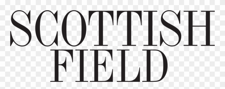 Scottish Field Logo Black - Poster Clipart