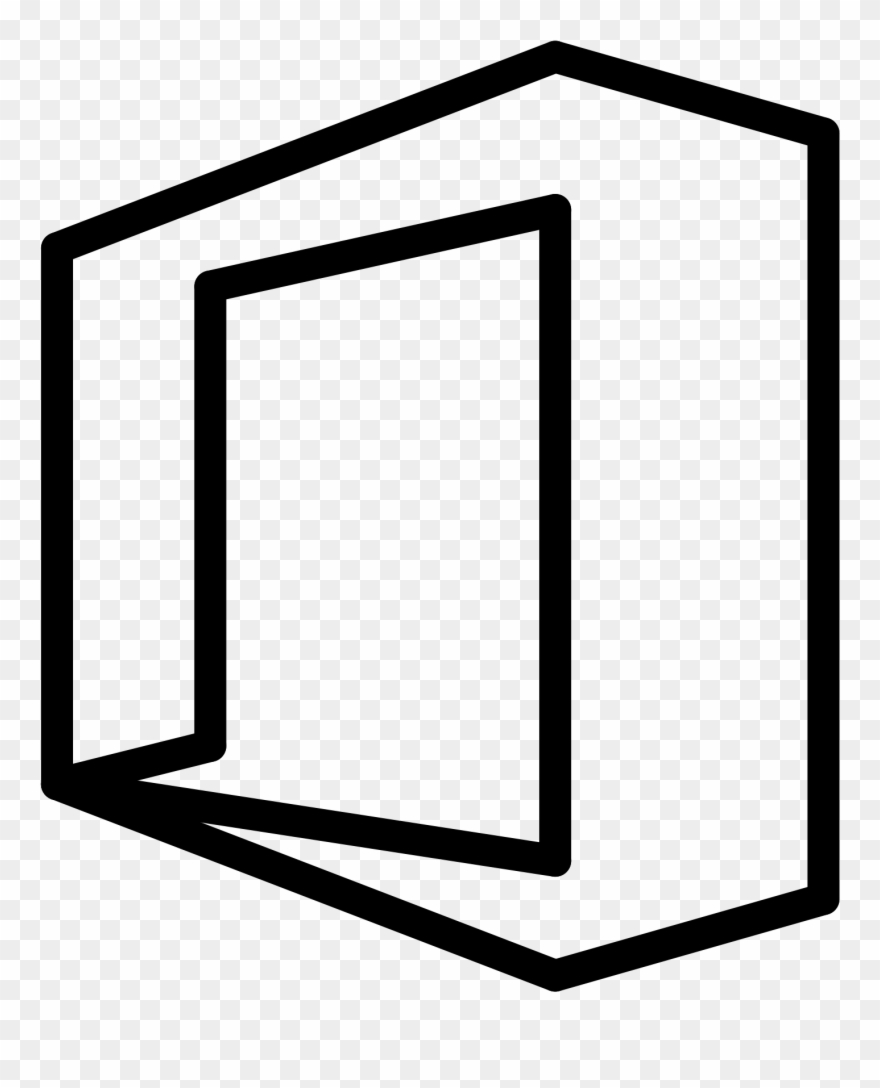 Office Apps - Line Art Clipart