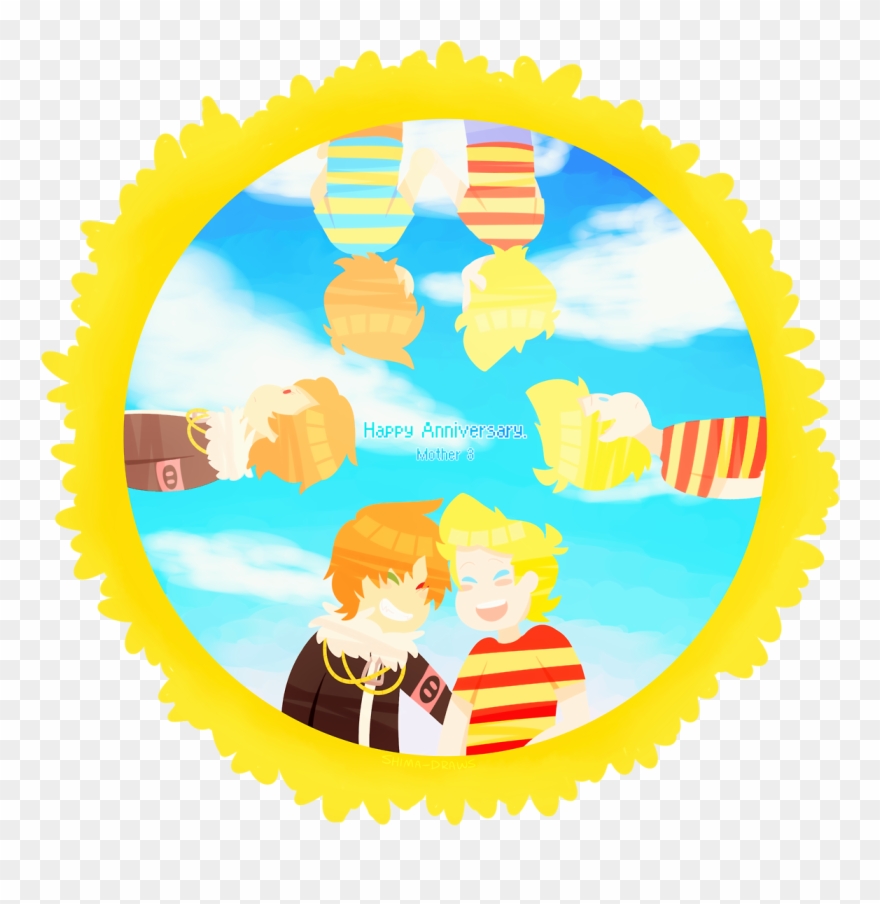 Happy Happy Happy Anniversary, Mother 3 This Game Has - Stock Photography Clipart