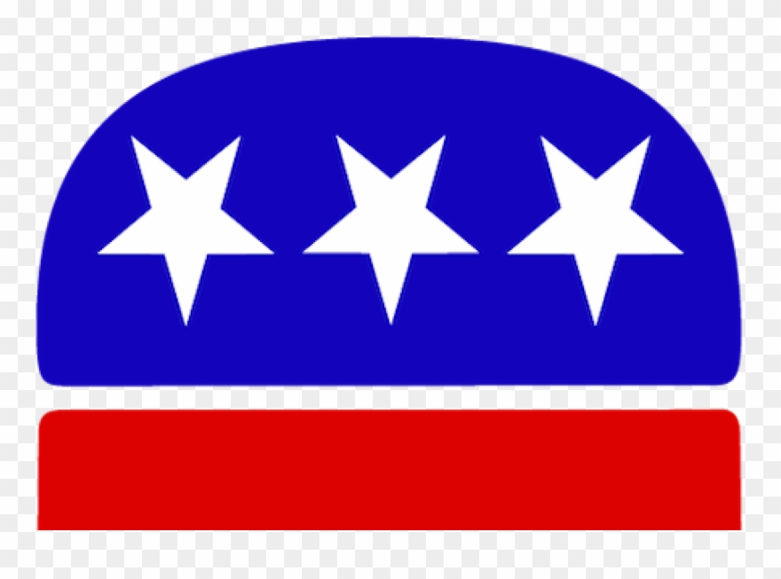 Cropped Cropped Republican Rmc - Republican Logo Black And White Clipart