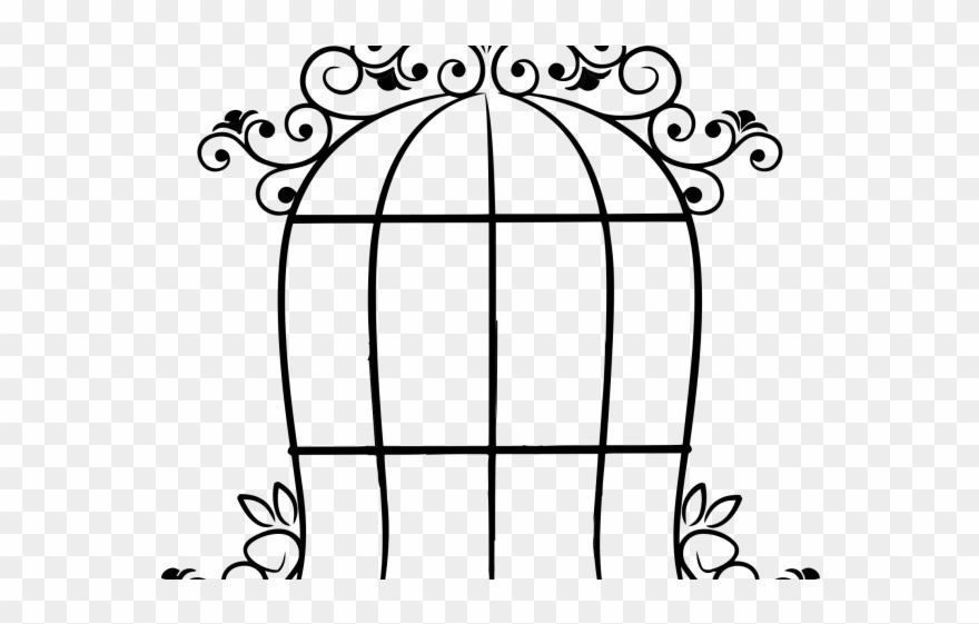 Cage Clipart Fancy Bird - Birdcage - Png Download