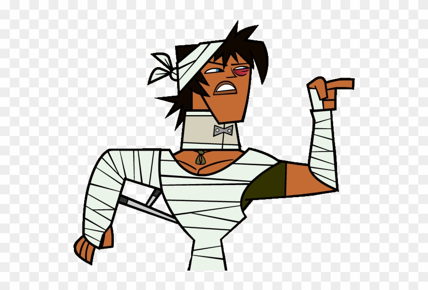 Justininjured - Total Drama Justin Png Clipart