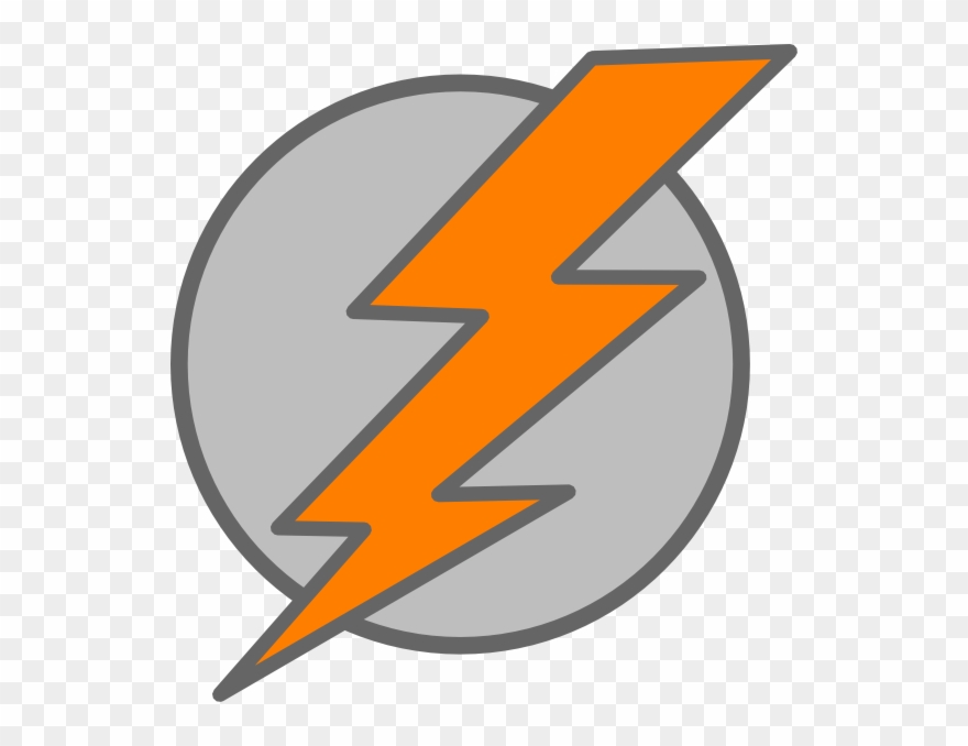 Thunder Bolt Plain Clip Art - Animated Gif Lightning Bolt Icon - Png Download