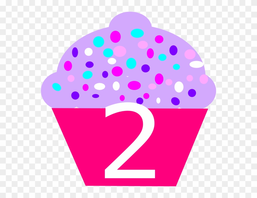 Cupcake 2 Clip Art - Cupcake Clipart Number 2 - Png Download