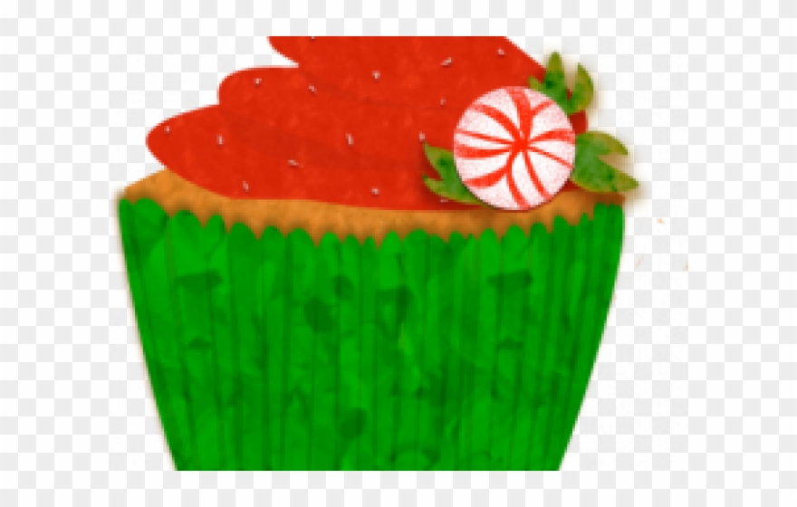 Cupcake Clipart Christmas - December Cupcake Clipart - Png Download
