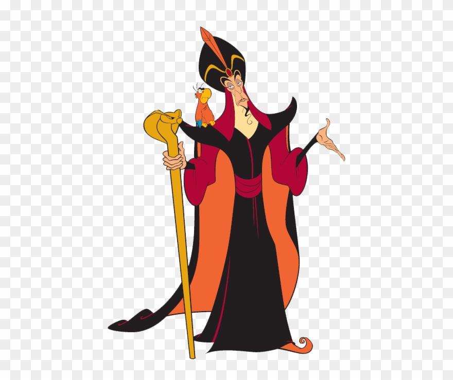 Snake And Staff Clipart - Jafar From Aladdin - Png Download