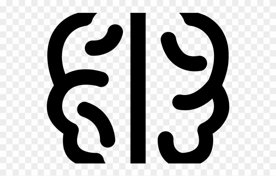 Brain Clipart Doodle - Black Brain Logo Png Transparent Png