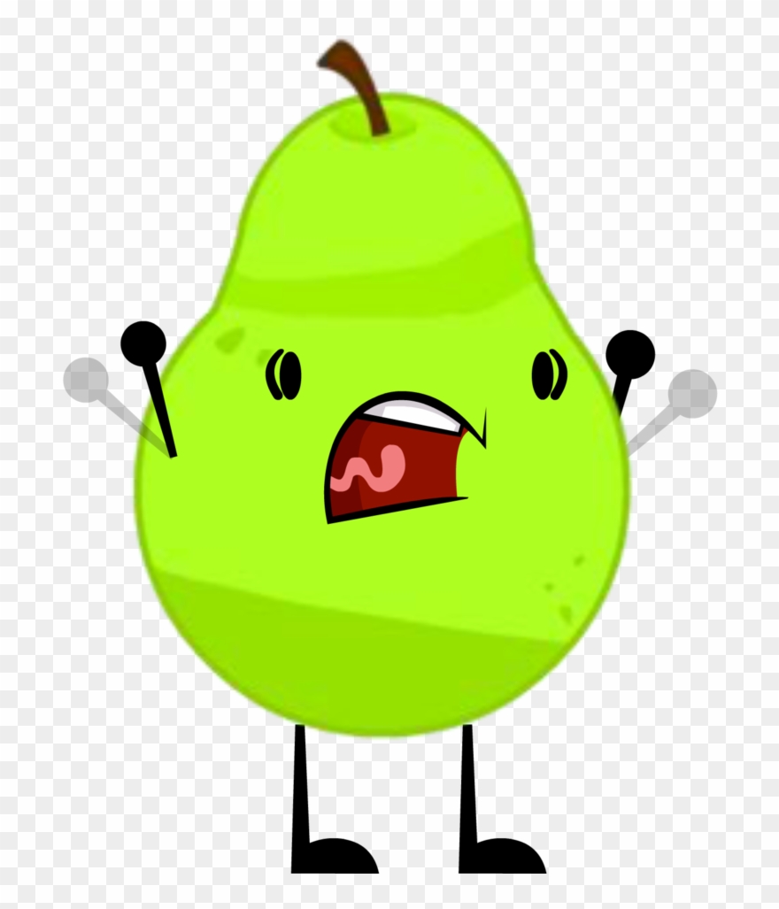 Pear Posee - Cartoon Clipart